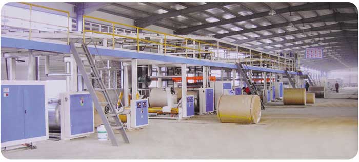200-2000型七层高速瓦楞纸板生产线